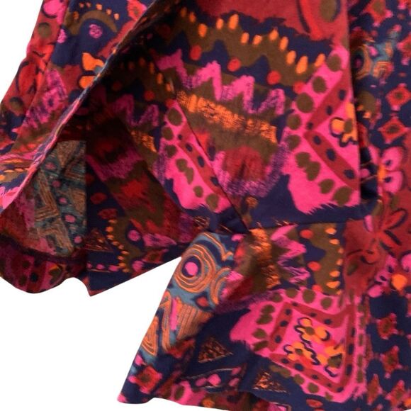 Vintage Miz California High Waist Shorts - Pink and Red Pattern Made in USA in S - Picture 4 of 7